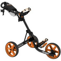 Clicgear Model 3.5+ Push Cart - Charcoal Gray/Orange